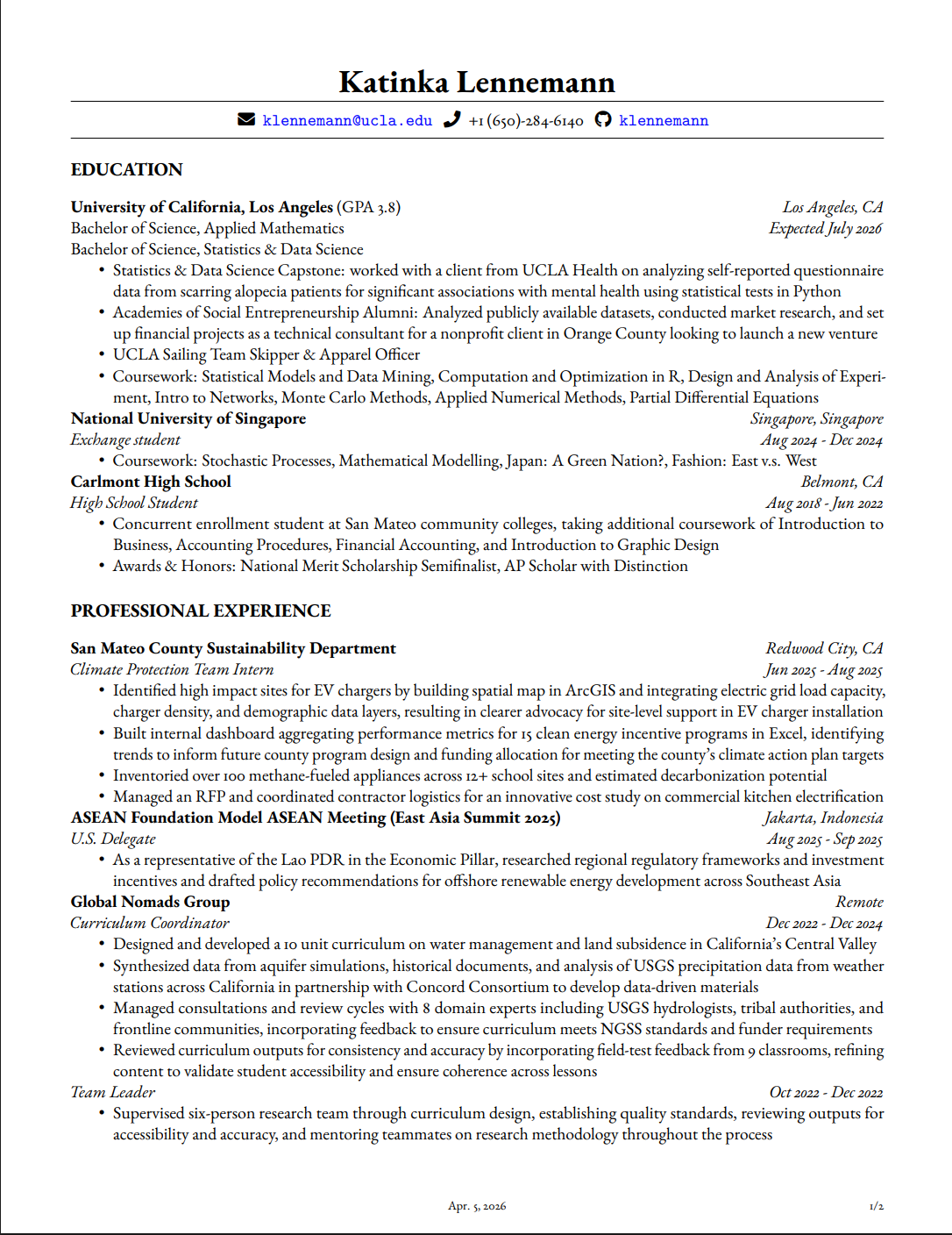 CV